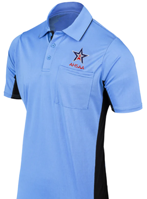  Alabama AHSAA Umpire Shirt with Embroidered AHSAA Logo