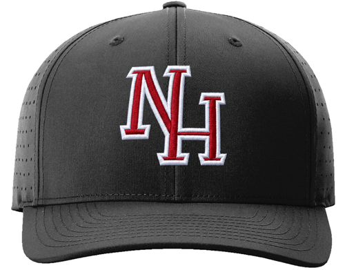 New Hampshire Black Ignite Performance LT Flex-Fit Baseball Umpire Cap