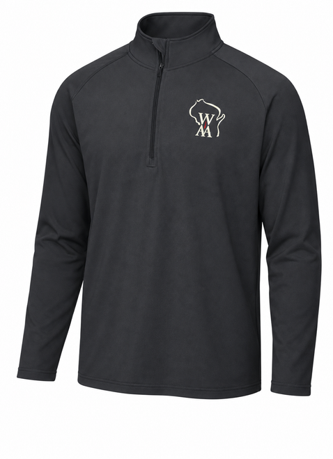 Wisconsin WIAA 1/4 Zip Cadet Collar Referee Pregame Jacket