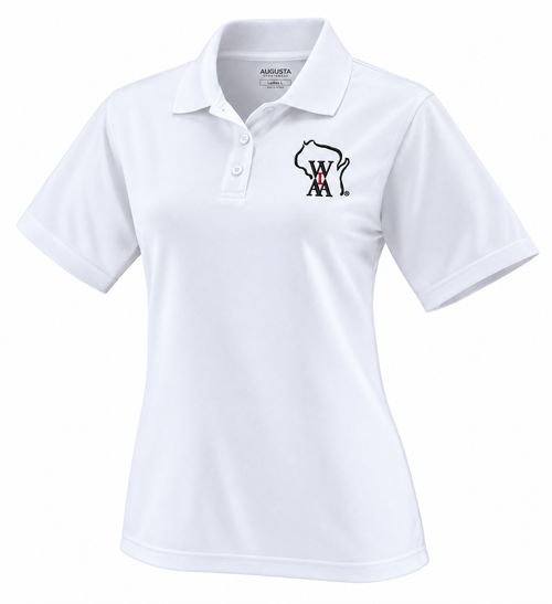 Wisconsin WIAA Women's White Volleyball Referee Shirt | Augusta Sportswear