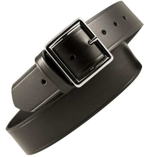 Black 1 3/4" Plain Leather Belt