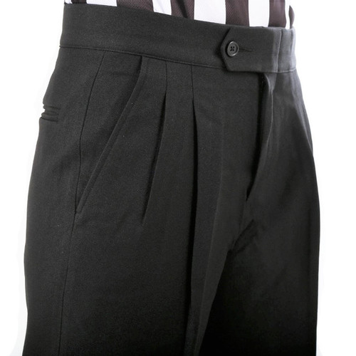 Smitty Officials Apparel Pleated  Side Seam Pocket Referee Pants