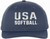 USA Softball Flex-fit 2 1/2 inch 6-stitch Umpire Cap