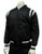 Smitty Official's Apparel Collegiate Style Pre-Game Jacket Black with White Inserts 