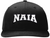 NAIA Black Fitted 6-stitch Umpire Cap