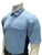 Smitty MLB Style Powder Blue Umpire Shirt with Navy Side Panel