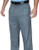 Smitty Official's Apparel Heather Grey Pleated Umpire Base Pants Expander Waistband