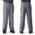 Smitty Official's Apparel Heather Grey Pleated Combo Umpire Pants