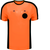 NCAA Men's Vibrant Orange Short Sleeve Soccer Referee Shirt