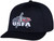 USFA Fitted Black Mesh 4-Stitch Cap