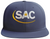 South Atlantic Conference (SAC) Navy Pulse Performance Flex-Fit Softball Umpire Cap