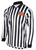 Smitty Long Sleeve Lacrosse Referee Shirt with Embroidered Gold Border Flag