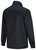 Smitty Official's Apparel Black Referee Pregame Jacket with Cadet Collar Rear View