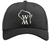 Wisconsin WIAA Black Fitted Promesh 6-stitch Combo Umpire Cap