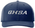 Georgia GHSA Navy Ignite LT Laser Performance 4-stitch Umpire Cap White Logo