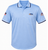 Illinois IHSA Embroidered Powder Blue Body Flex® Style Umpire Shirt with Flag 