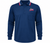 Virginia VHSL Embroidered Navy Body Flex® Style Long Sleeve Umpire Shirt