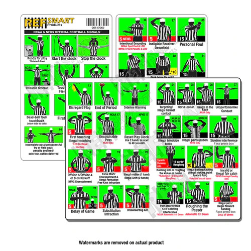Football Referee Game Cards Referee - Signal Card 1 40231.1706301472 
