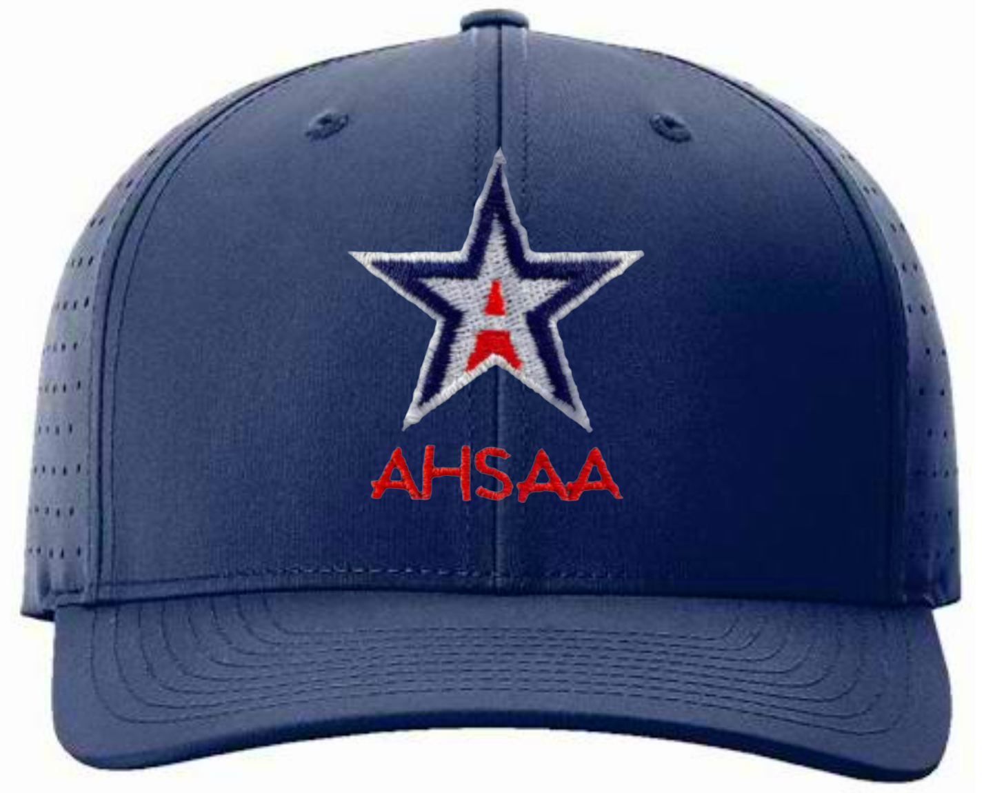 Alabama AHSAA Navy 4-stitch Umpire Caps