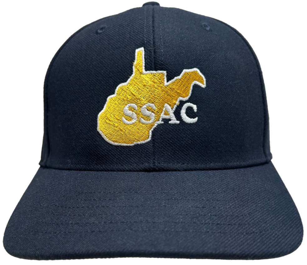 West Virginia SSAC Navy Softball Umpire Caps