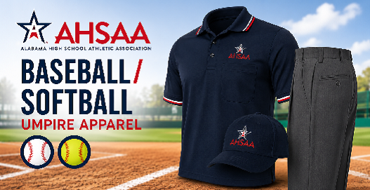 Alabama AHSAA Baseball/Softball Umpire Apparel