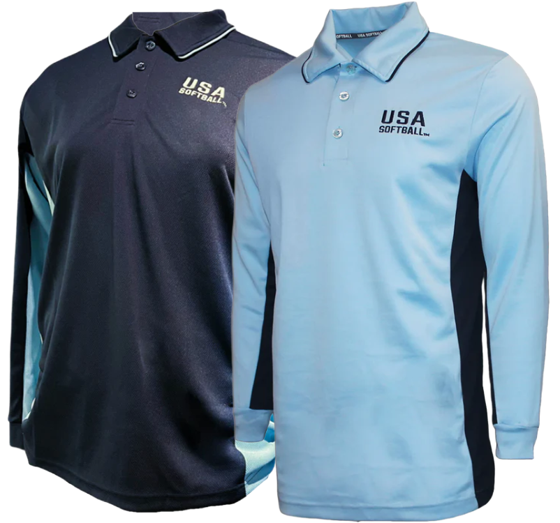 USA Softball Long Sleeve Umpire Shirts