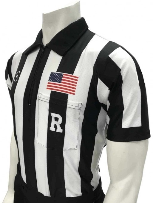 Custom Made Football Referee Shirts with Plackets