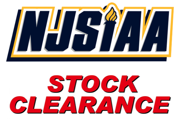 New Jersey NJSIAA Logo Apparel Stock Clearance