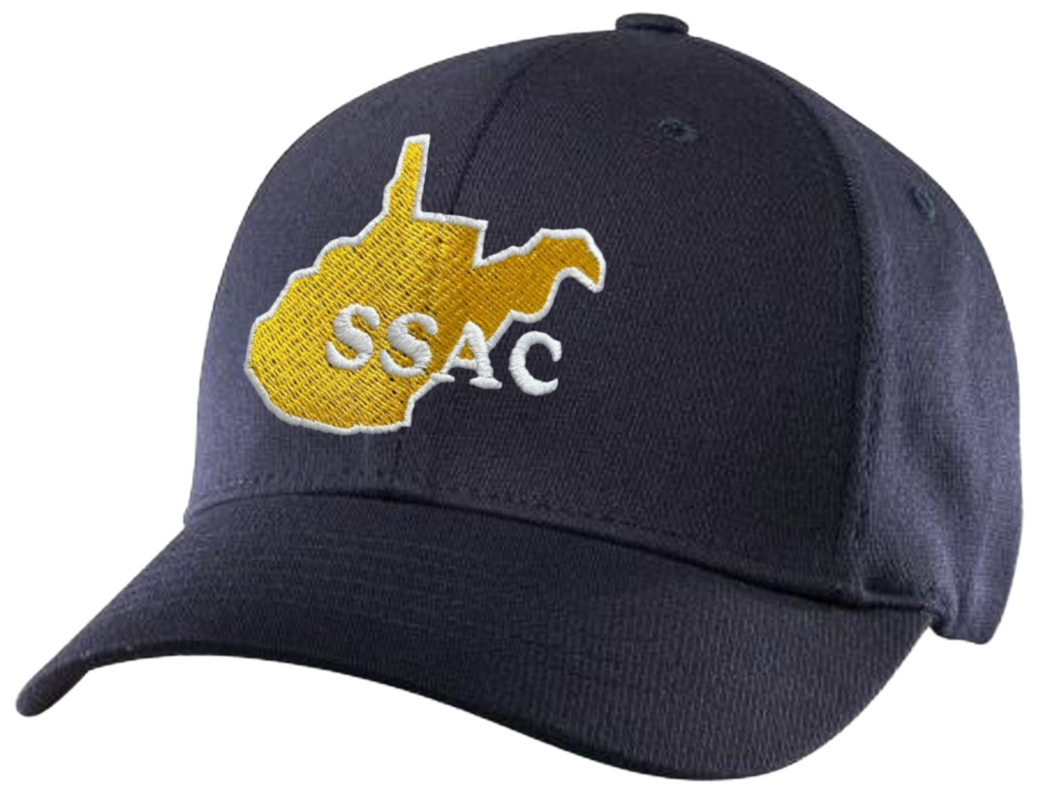 West Virginia SSAC Navy 8-stitch Umpire Caps