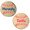 Heads/Tails Softball Stitch Replica Flip Coin