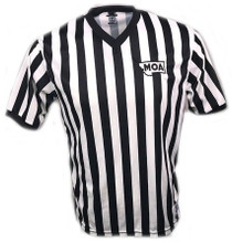 Smitty Official's Apparel Montana MOA Black and White Referee Shirt