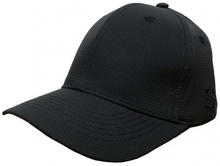 Casquette Arbitre Smitty 6 – Performance Mesh Flex Fit – Noir, Taille M