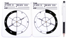 Volleyball Rotation Card with Pencil HO-V44W-P