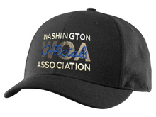 Washington WOA Fitted Black 6-stitch Baseball Umpire Combo Cap