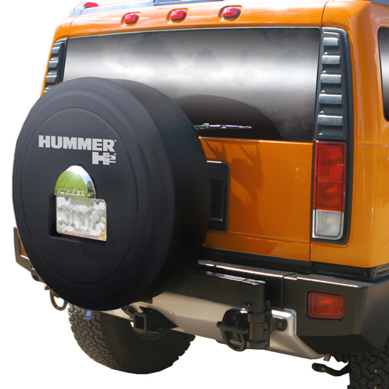 2005-2010 Hummer H2 Rigid Tire Cover by Boomerang Official GM Licensed Hummer  Tire Covers