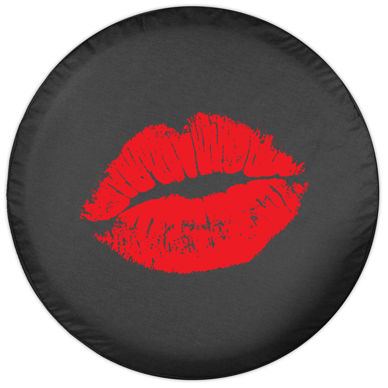 Boomerang Hot Lips Printed UV-Resistant Spare Tire Cover
