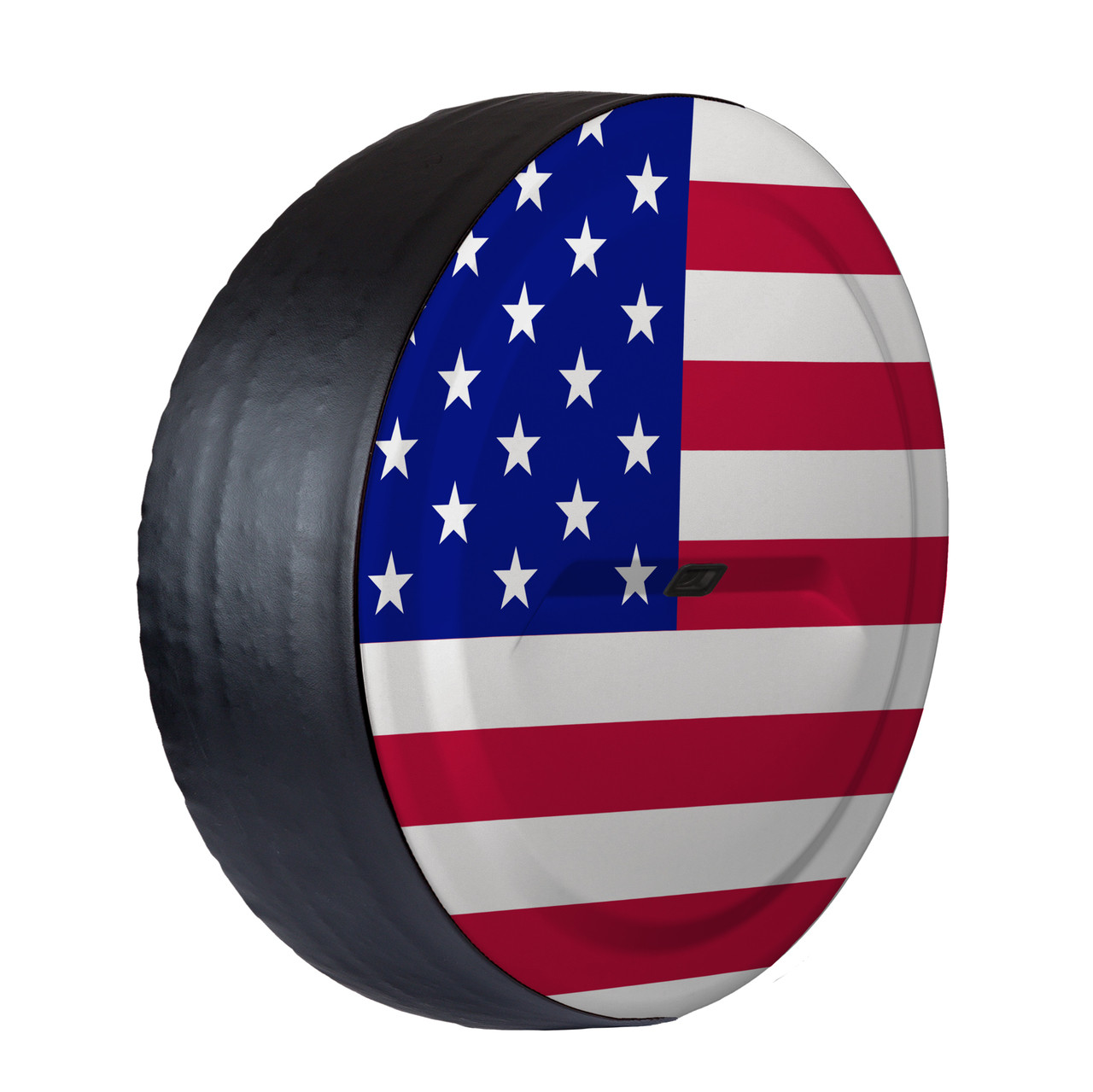 American Flag Rigid Tire Cover by Boomerang Fits 32" & 33" Jeep Wrangler JL & JLU