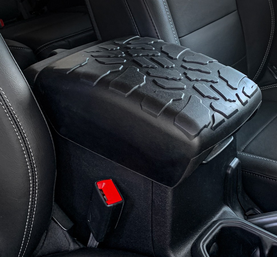 2018+ Jeep Wrangler JL Soft Center Console ArmPad - Tire ...