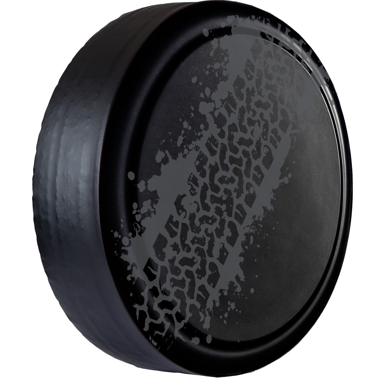 32 Mud Track Color Matched Rigid JL Tire Cover - Black Jeep Wrangler JL Plastic Face /& Vinyl Band