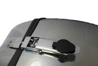 Hummer H2 (02-04) Hard Spare Tire Cover - Polished Stainless Steel Ring