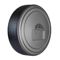Boomerang Painted-to-match Rigid tire cover for Hummer H2 (2005-2010)
