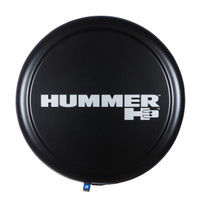 Hummer H3 (05-10) Black Textured Semi-Rigid Spare Tire Cover