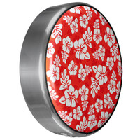 MasterSeries™ Continental Kit Tire Cover - Red Hawaiian Floral Print