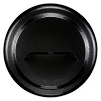 Jeep Wrangler JL (18-26) Black Textured Semi-Rigid Tire Cover - Topo Map Graphic Print