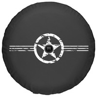 Jeep Wrangler JL Spare Tire Cover - Air Force Star