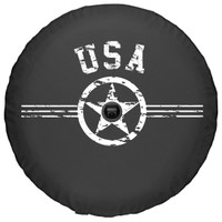 Jeep Wrangler Spare Tire Cover - Air Force Star USA