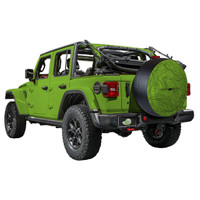 Jeep Wrangler JL Semi-Rigid Tire Cover (18-26) - Topo Map Graphic