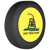 Jeep Wrangler JL Tire Cover (with Back-up Camera Hood) - Don't Tread On Me