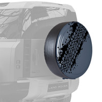 Land Rover Defender (20-26) Semi-Rigid Tire Cover - Mud Track Graphic
