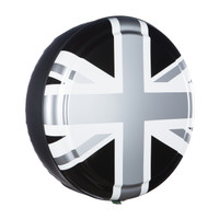 Land Rover Defender (20-23) Semi-Rigid Tire Cover - Black Out Union Jack